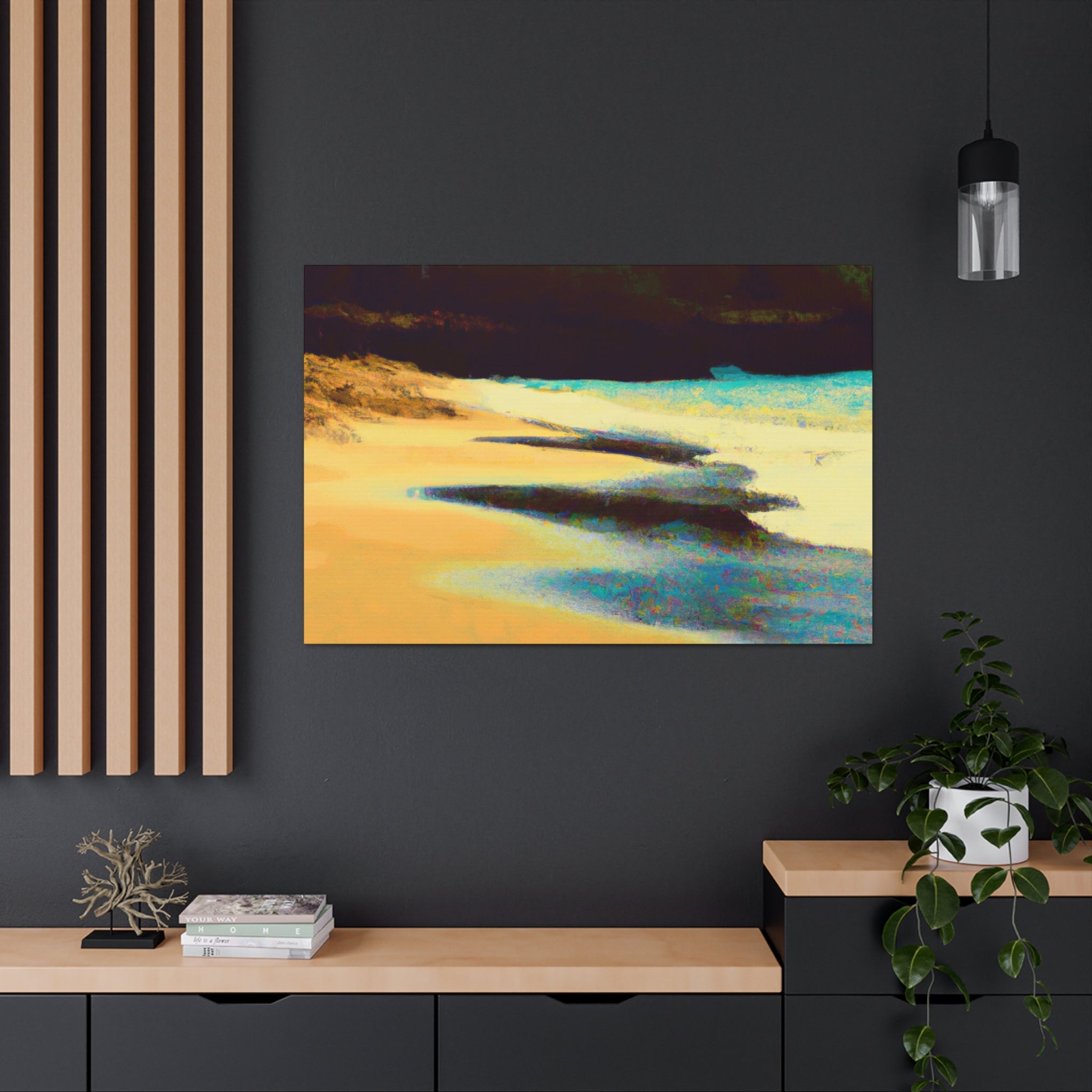 The Big Blue Caribbean Sea of Belize - Canvas